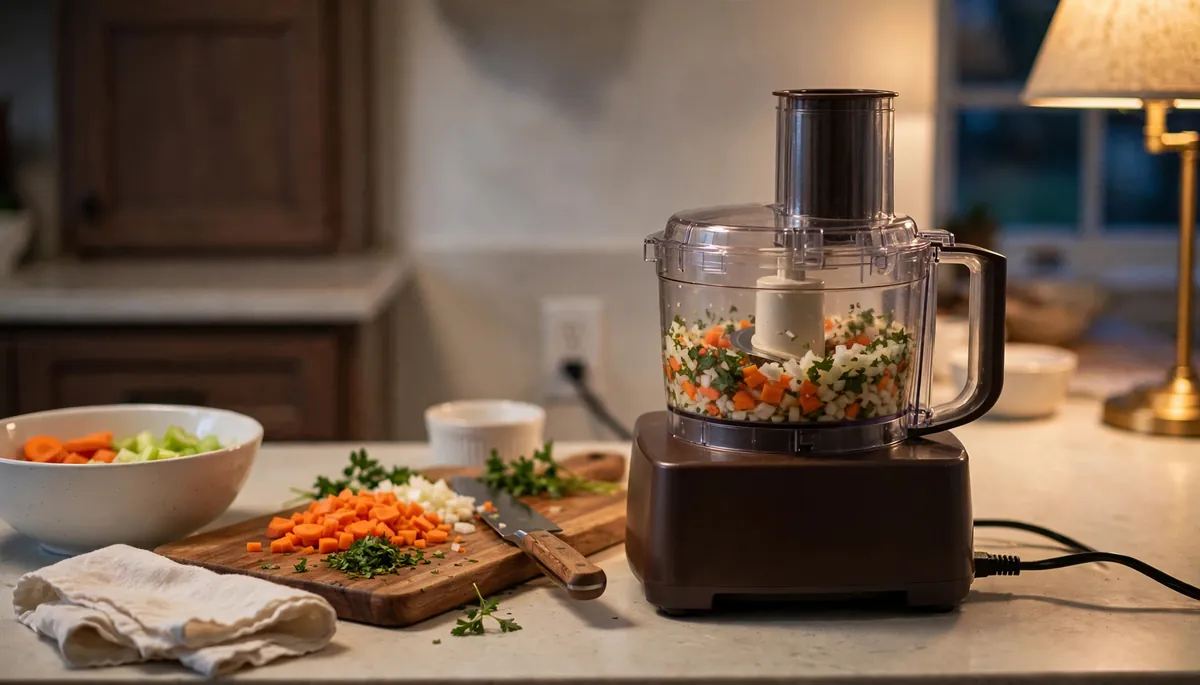How to Chop Vegetables with a Food Processor