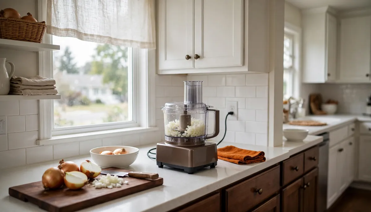 How to Chop an Onion in a Food Processor