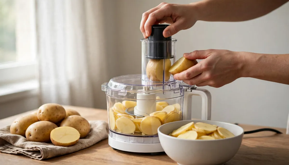 How to Slice Potatoes in a Food Processor