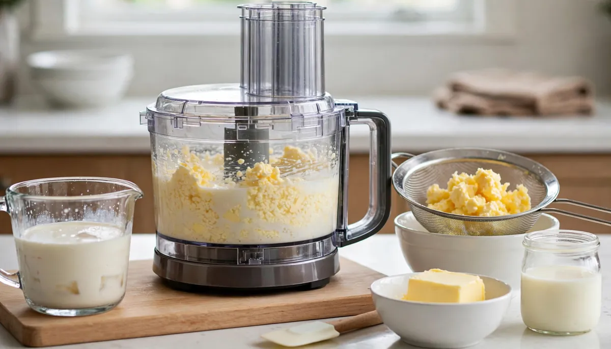 How to Make Butter in a Food Processor